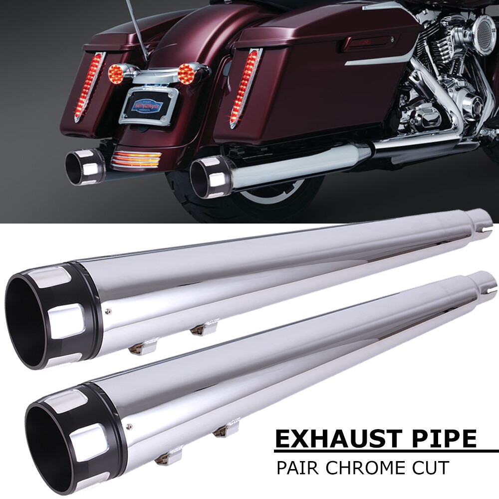 Slip On Pipe For Harley Touring Exhaust 95-16 Street Electra Road