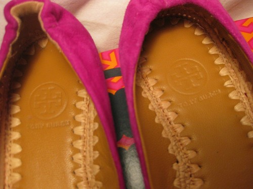 Tory Burch Holliday Suede Ballet Flat Sz 6 $195 - Picture 4 of 5