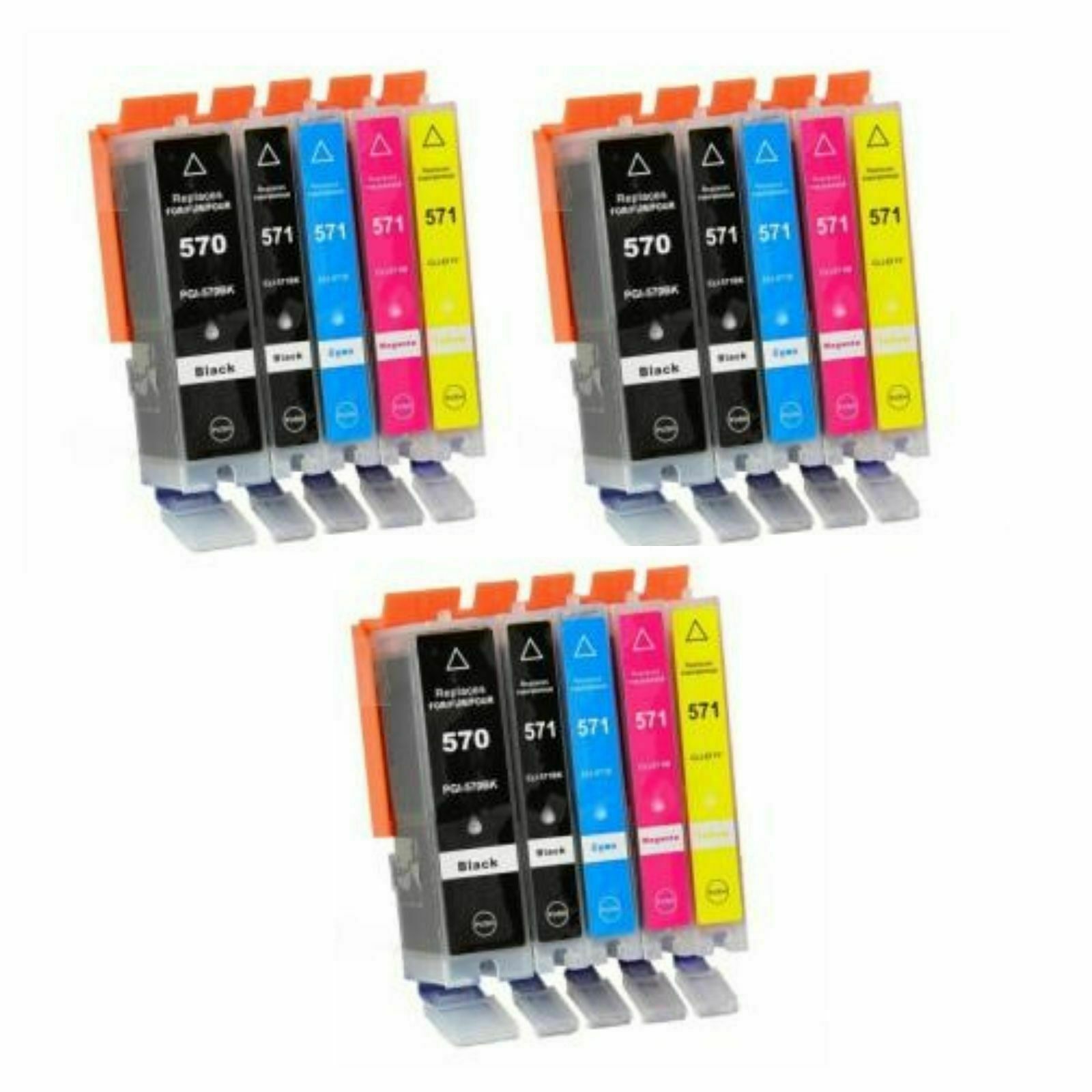 Cartouches D'encre Compatibles Canon PGI-570 CLI-571 - Pour MG5750-5753, Neuves