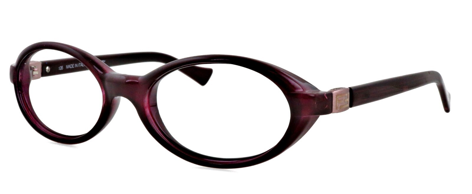 FENDI FS232 52mm Plum Purple Eyeglasses Sunglasses Frames Italy