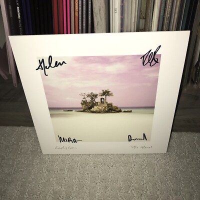 SIGNED BY 4 Ladytron Vinyl Record 7'' 45 Goldfrapp Austra Chvrches The Knife