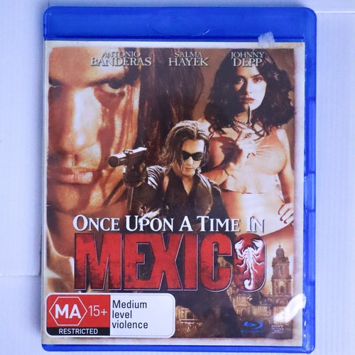 Once Upon a Time in Mexico (Blu-ray, 2003) Antonio Banderas - Action Thriller - Picture 1 of 6