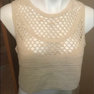 zara crochet crop top