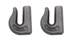 2 Weld on Grab Chain Hooks 3/8" Tractor Bucket Trailer Rigging Tow WLL 6600 lbs