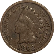 1898 Indian Head Cent - As Shown (393)