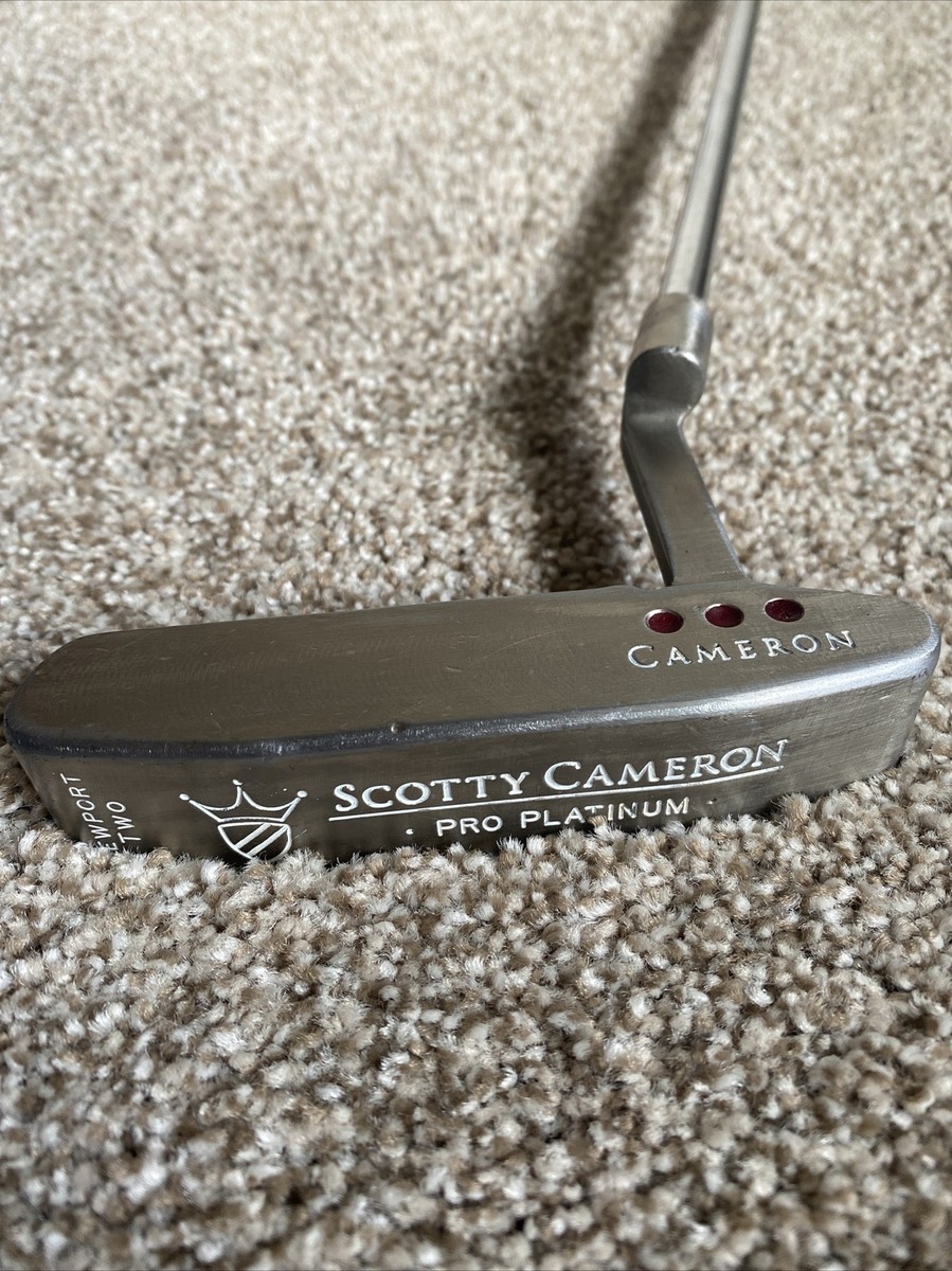 Scotty Cameron Newport Two Pro Platinum Titleist Gold Club Putter