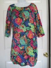 HD in Paris Tropicalist Floral Shift Dress Size S   Anthropologie