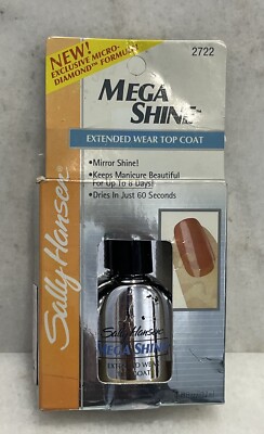 Sally Hansen Mega Shine Extended Wear Top Coat 0.43 oz HTF