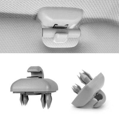2X Sonnenblende Haken Halter soul für Audi A1 A3 A4 A5 Q3 Q5 Grau 8W0857562A