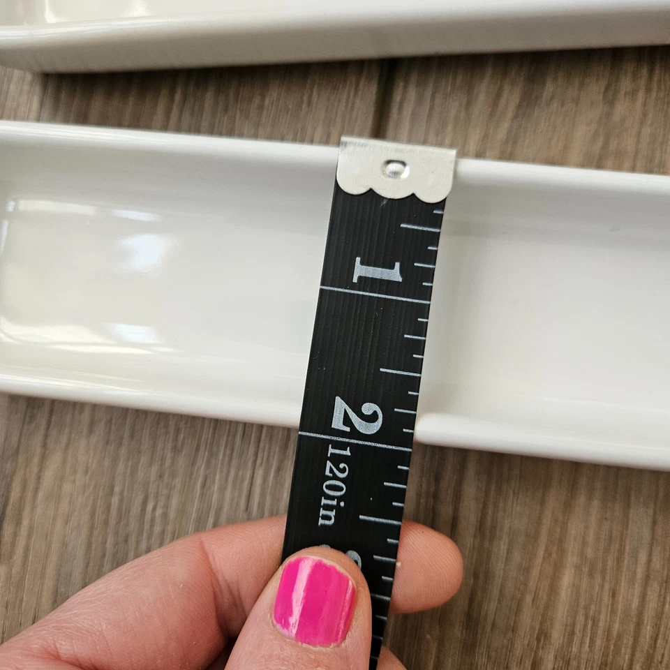 Pampered Chef Simple Additions Tray White Set 5 Piece Four Small One Large - Image 3 of 4