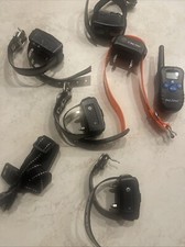 Lot Of Dog Training Collars  Parts Untested Collars Various Brands