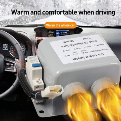#ad US Universal 800W 12V Car Warm Heater 2 Holes Compact Heater Defroster Demister $13.18