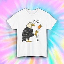 Camisa Águila Calva No Reyes Libertad América Anti-Realeza Divertida Camiseta Gráfica S-5XL