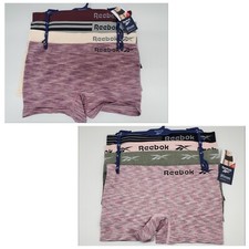 REEBOK Women Small Performance 4-Pack Seamless Boy Shorts Assorted Colors U PICK