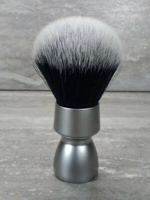 Yaqi Heavy Metal Handle Synthetic Hair Tuxedo Knot Shave Brush M150801-S1
