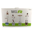 Nintendo Wii Fit Balance Board White + Wii Fit Plus Video Game Bundle Kit CIB