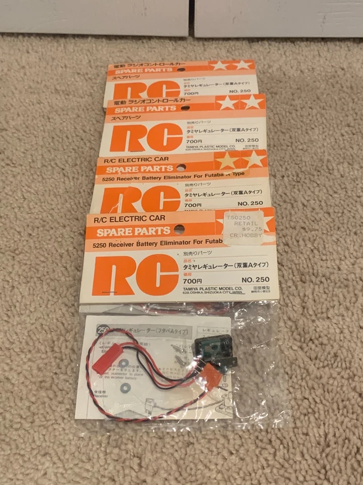 ** TAMIYA ** Futaba A Type Receiver Battery Eliminator x4 (# 5250 # 50250) BEC - Image 4 of 4