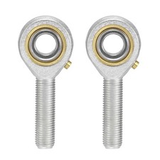 2pcs Rod End Bearing 3/8-inch Bore 3/8-24 Male Thread Right Hand