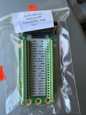 GPI Alto Quad Dual - Audio Or GPI Terminal Bloc