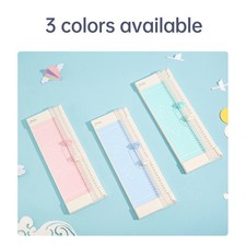 T- JIELISI Paper Trimmer Craft Paper Cutter 2 Cutter Heads Of Straight& Creasing