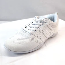 Youth White Cheer Shoes Lightweight Lace-Up Athletic Sneakers Size EU33 Youth 2