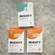 THREE 3 Hero. Mighty Patch Hydrocolloid Micropoint Surface Acne Blemish Patch