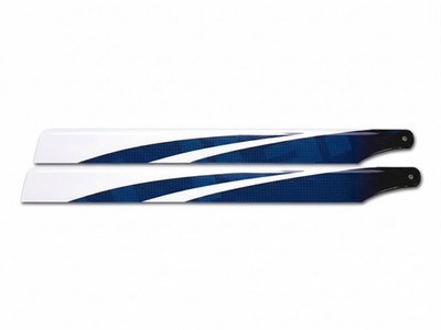 Align T-Rex 360 Carbonfaser Klingen - Blau (Sekunden) (HD360BQCB)