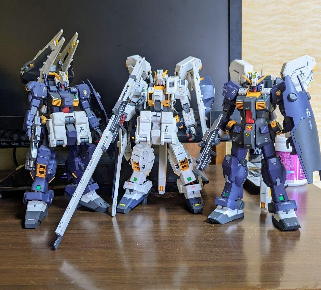 GUNDAM TR-1 Hazel Owsla SET MG Partial Painted Top Coating 1