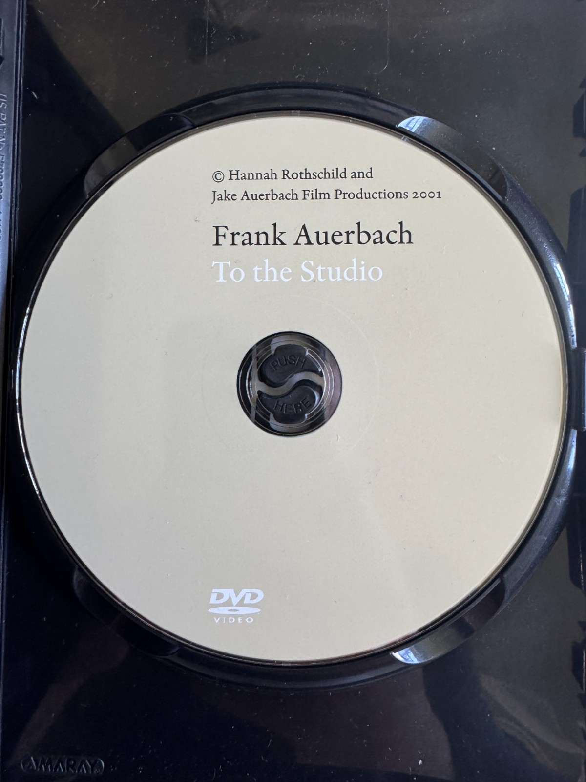 Frank Auerbach: To the Studio (2005) Documentary DVD - Region 2 image 3