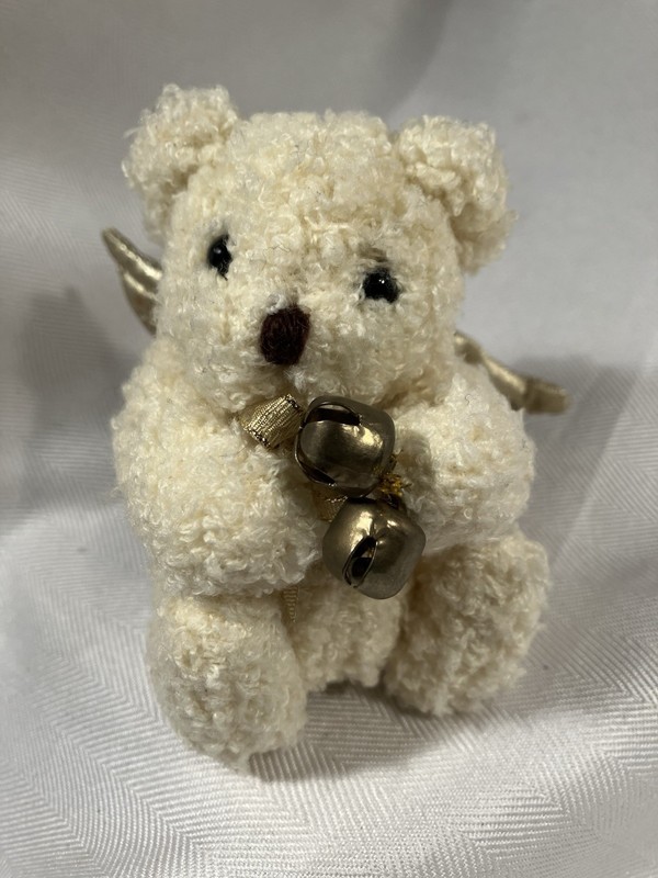 Kurt Adler Teddy Bear Angel Christmas Ornament 