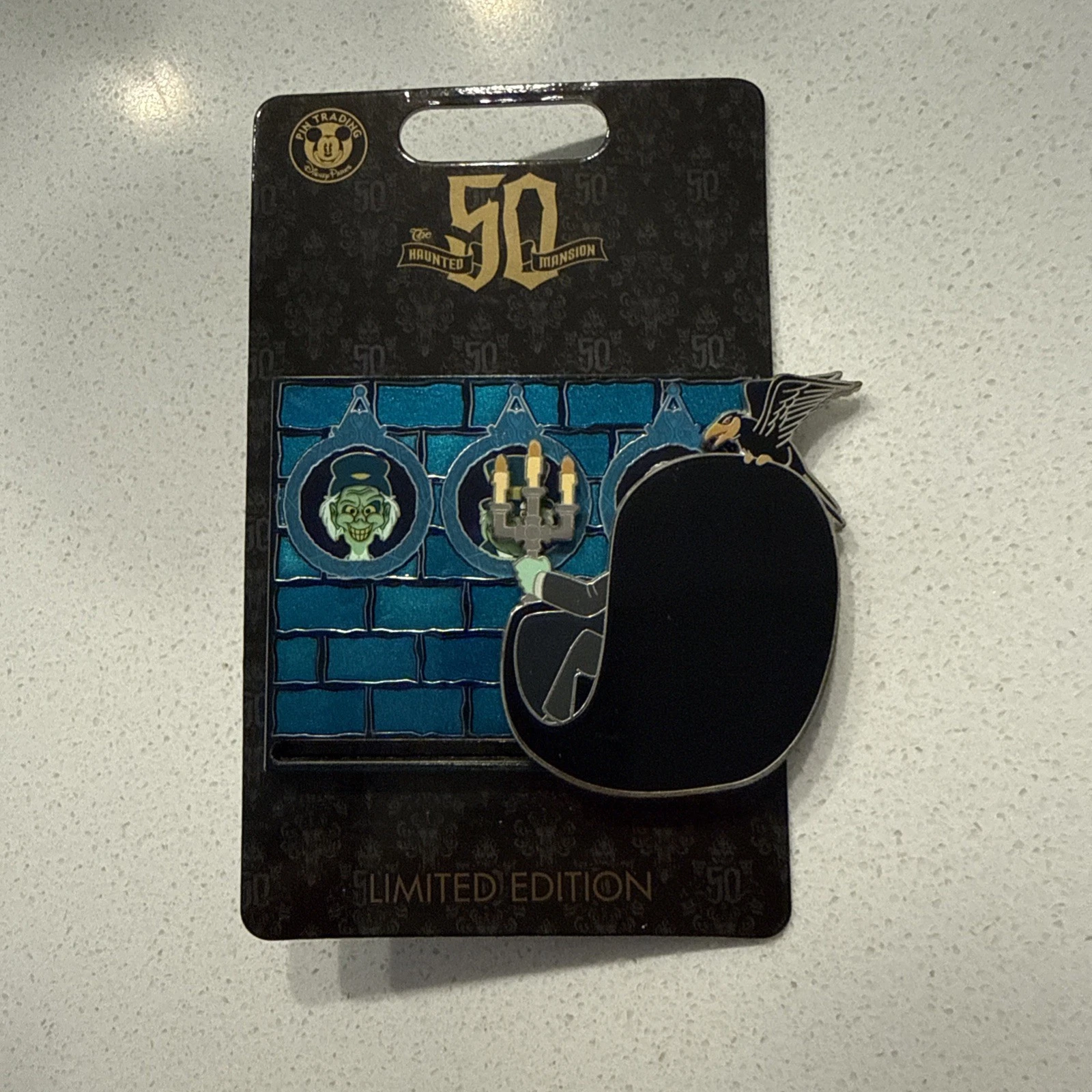 Disneyland Haunted Mansion 50th Hitchhiking Ghosts Doom Buggy Slider LE 1500 Pin