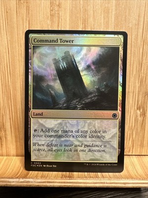 MTG Foundations Commander Kit! Command Tower Sol Ring Arcane Signet and Boots!