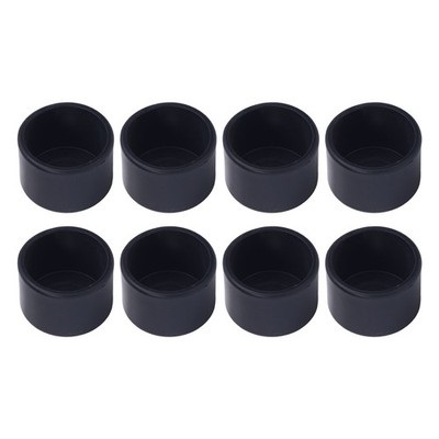 20x Furniture Leg Tip Plastic Protective Round Tube End Caps For Chair Table SET