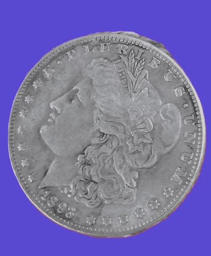 1893 s   Morgan Dollar Nice Eye Appeal lower mintage   RARE   F/VF