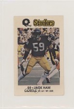 1981 Coca-Cola Pittsburgh Steelers Police Jack Ham #59 HOF 0j5