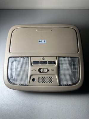 #ad 2005 2010 Honda Odyssey Overhead Console Dome Map Lights Homelink Buttons Tan $29.95