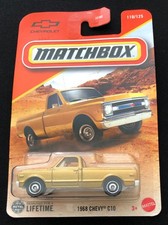 Chevy 1968 C10 Truck - Gold - Matchbox - Long Card - 2026