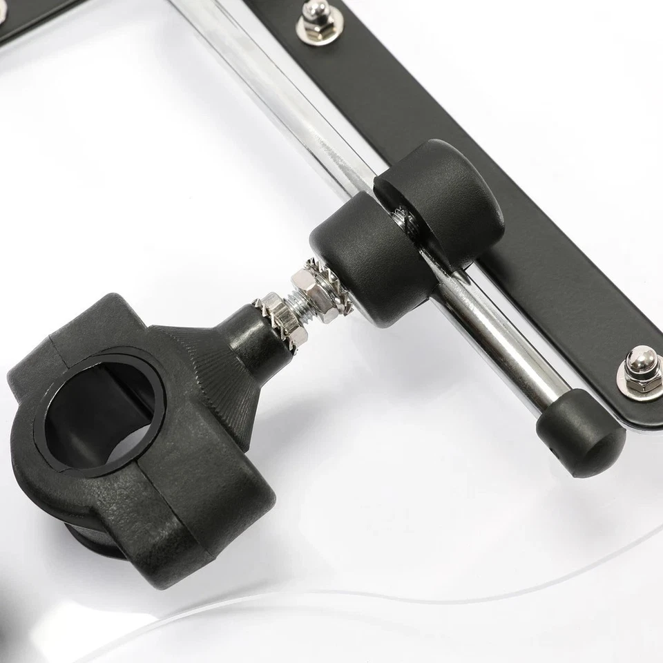 18"x16" Clear Universal Motorcycle Windshield For Yamaha V Star 650 Virago 250 — 第 3/4 张图片