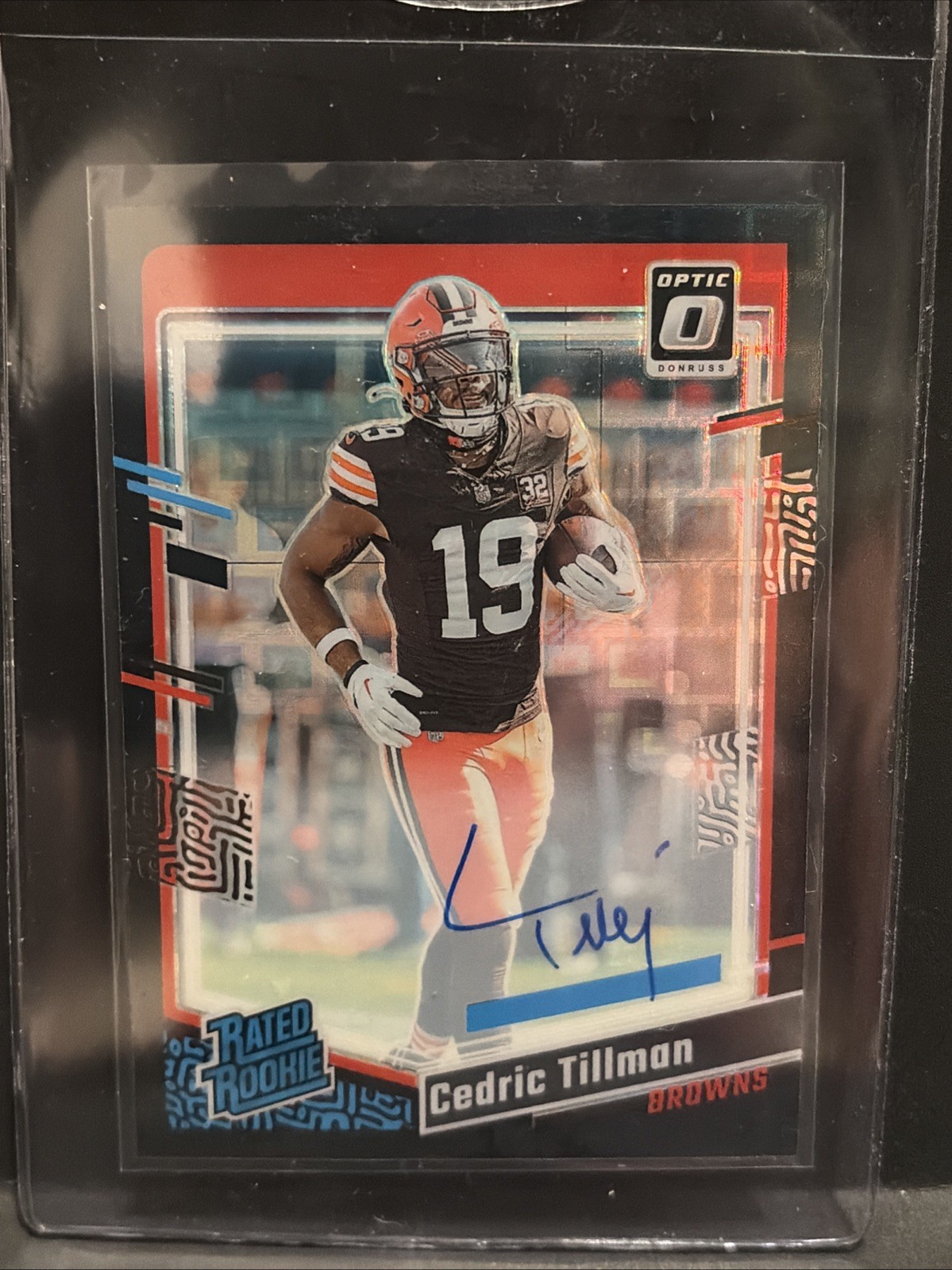 2023 Optic - Cedric Tillman Black Pandora #224 AUTO /25 Browns (RC, AU) Rookie