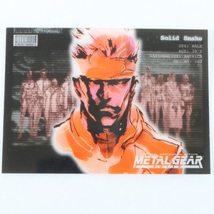 その他 L GEAR SOLID Trading Card #99 GOLDEN Metal Gear Solid Card | eBay