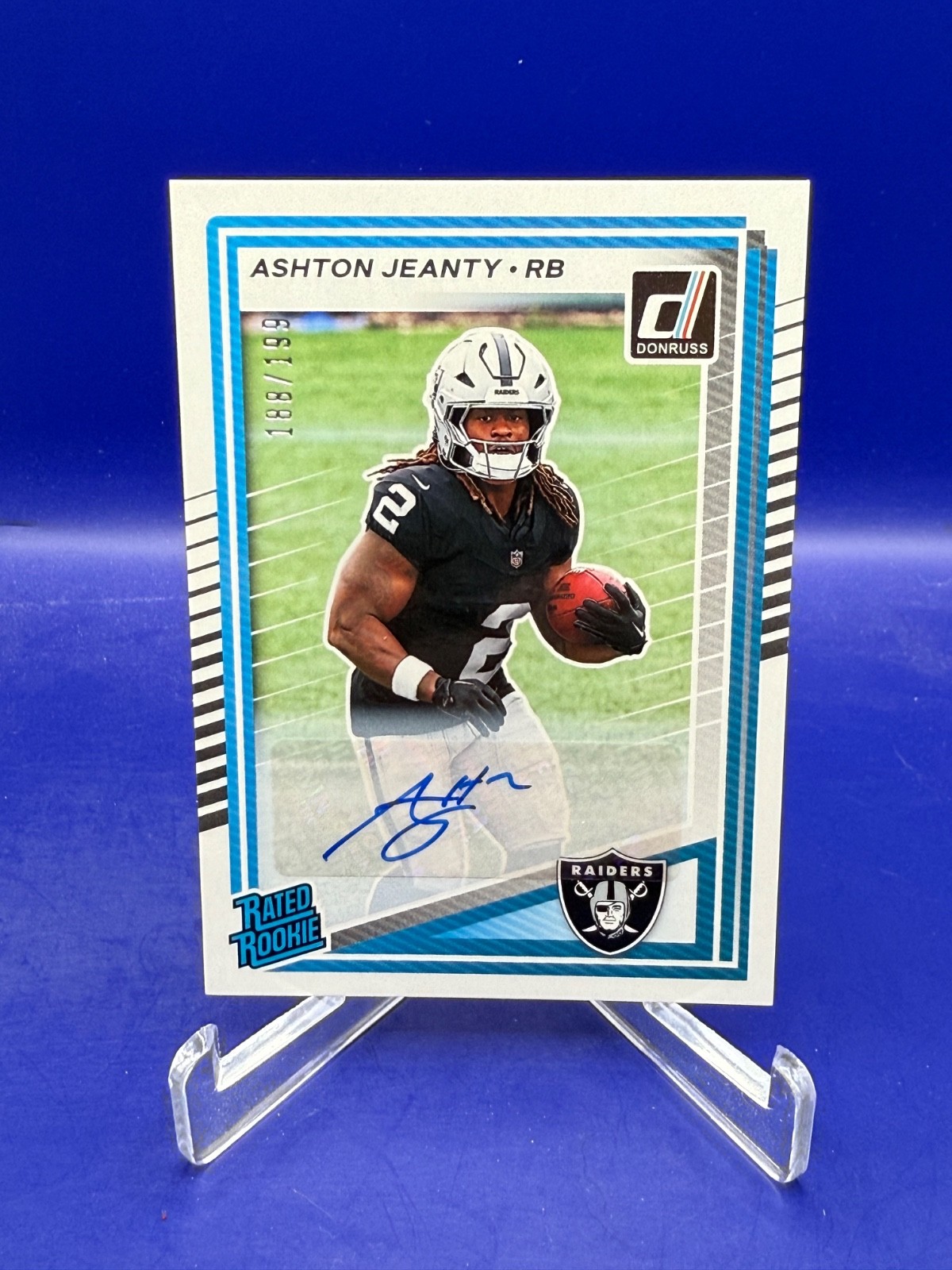 2025 Panini Donruss - Rated Rookie Ashton Jeanty #305 Auto /199 (AU, RC)