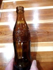 VINTAGE 1958 AMBER HOBBLESKIRT COCA COLA BOTTLE KNOXVILLE TENN TENNESEE MINT