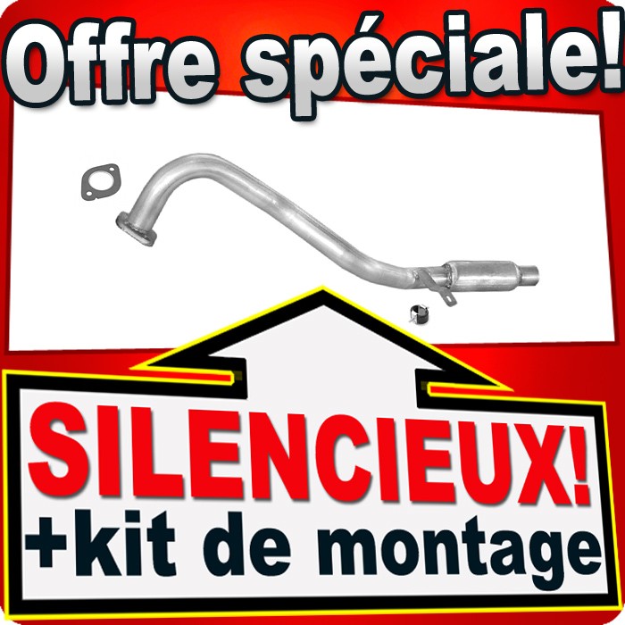 Silencieux arrière pour Ford Maverick et Nissan Terrano II 2.4 2.7 TD