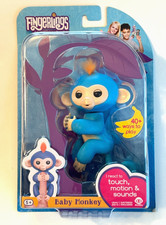 Fingerlings Baby Monkey Boris Blue Interactiv...
