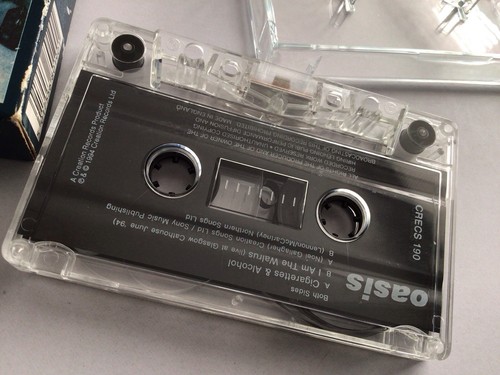 Oasis Cigarettes & Alcohol Cassette Tape Single Cigarette Box + Roll with READ - Picture 9 of 16