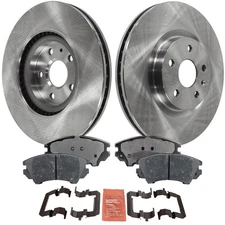 Front Brake Disc Rotors and Pads Kit For Chevrolet Caprice 2011 2012 2013-2017