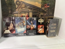Vintage Star Wars CBS FOX Red Label No Bar Code Hi-Fi VHS  1984-1986 & Extras