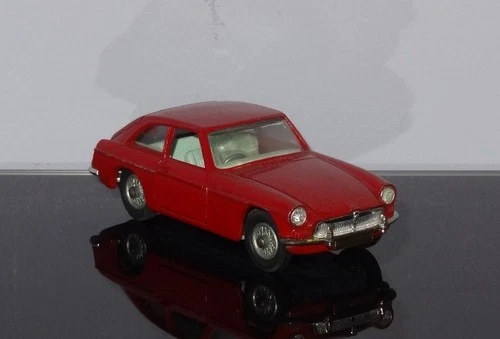 Vintage 1960's Corgi Toys Diecast Car MGB MG GT Red