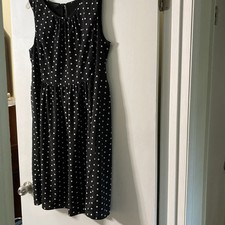 Talbots Women's Polka Dot Size 16 Lined , Bust 42” Waist 39”