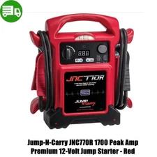 " Jump-N-Carry JNC770R 1700 Peak Amp Premium 12-Volt Jump Starter - Red"